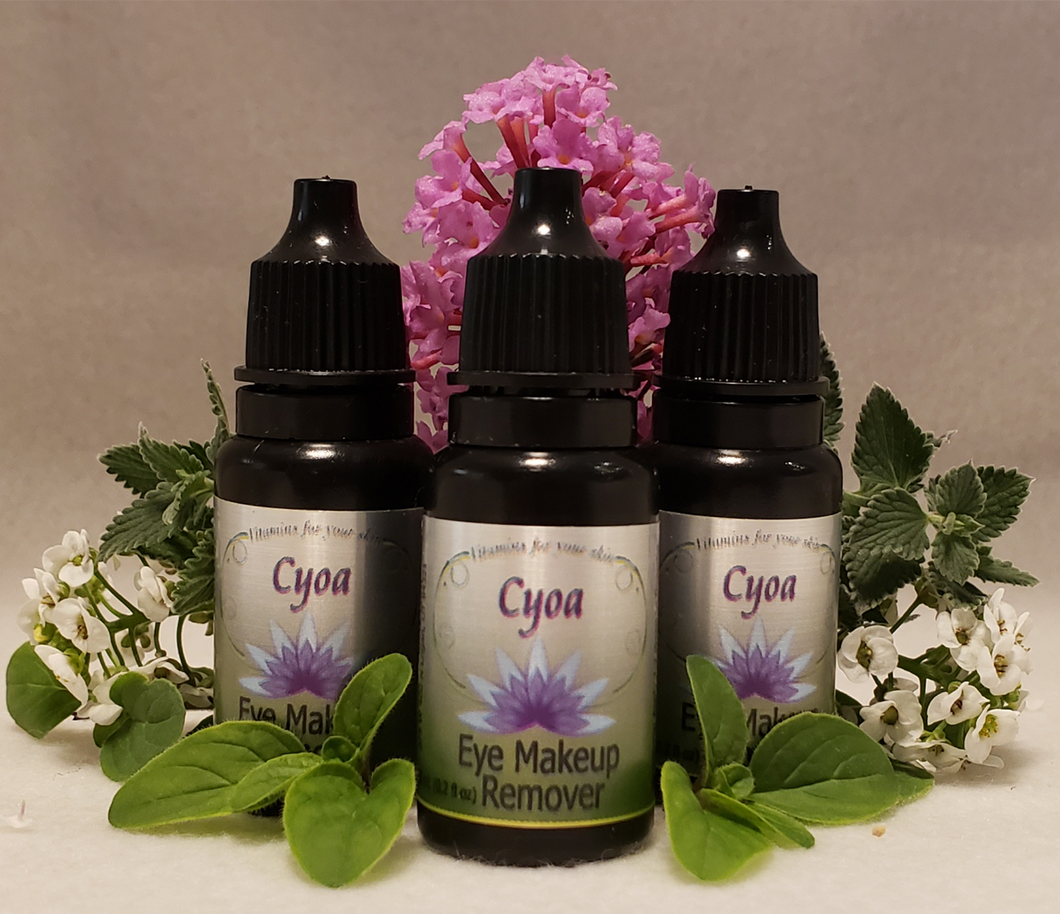 All natural eye makeup remover and moisturizer