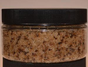 River Bottom Sugar Scrub jar side